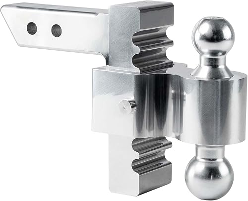 Andersen Manufacturing 3410 - 6" Drop/Rise Aluminum Rapid Hitch with 2" x 2-5/16" Plated S…