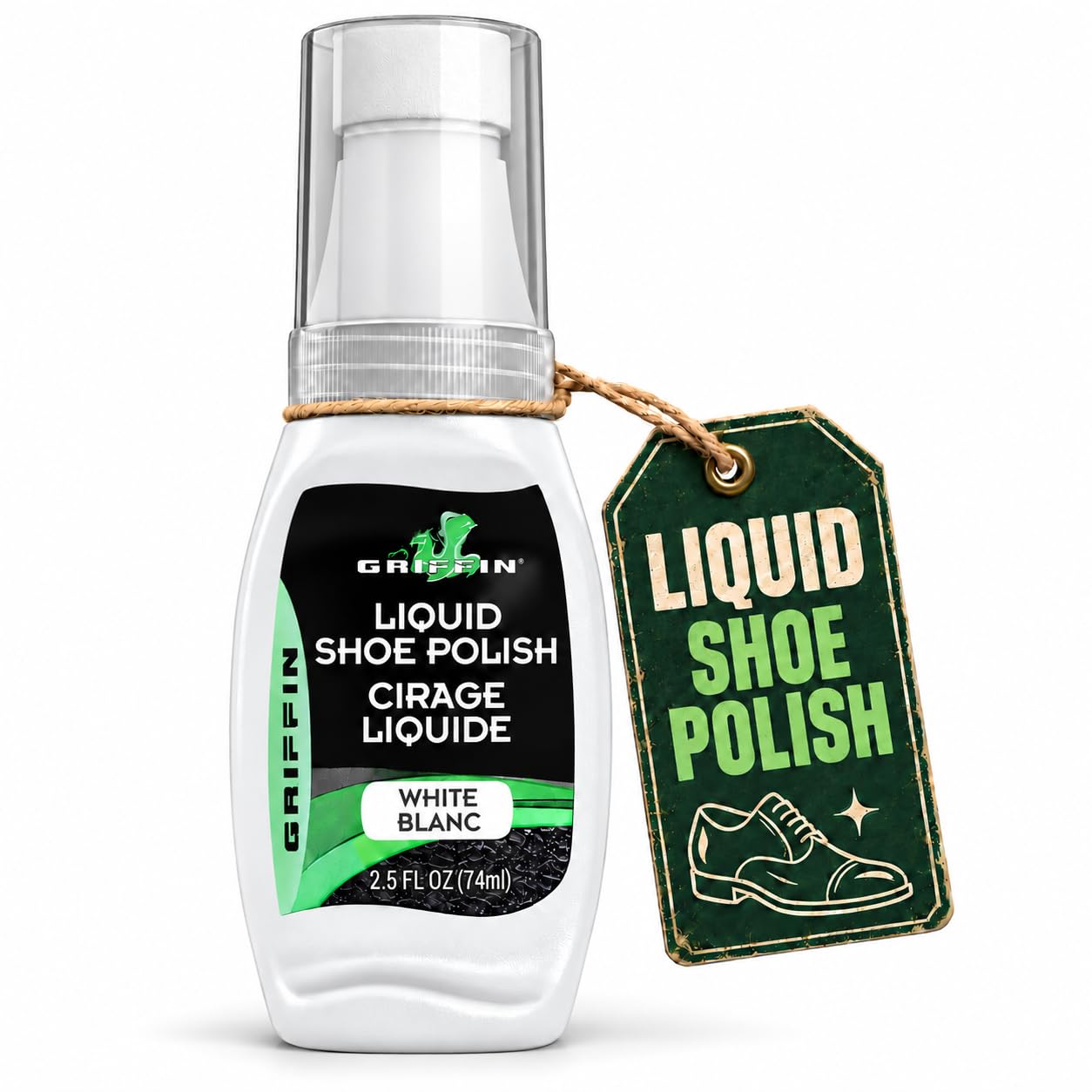 Griffin Liquid Shoe Polish - Nourish, Restore and Protect Leather Goods - Made in The USA