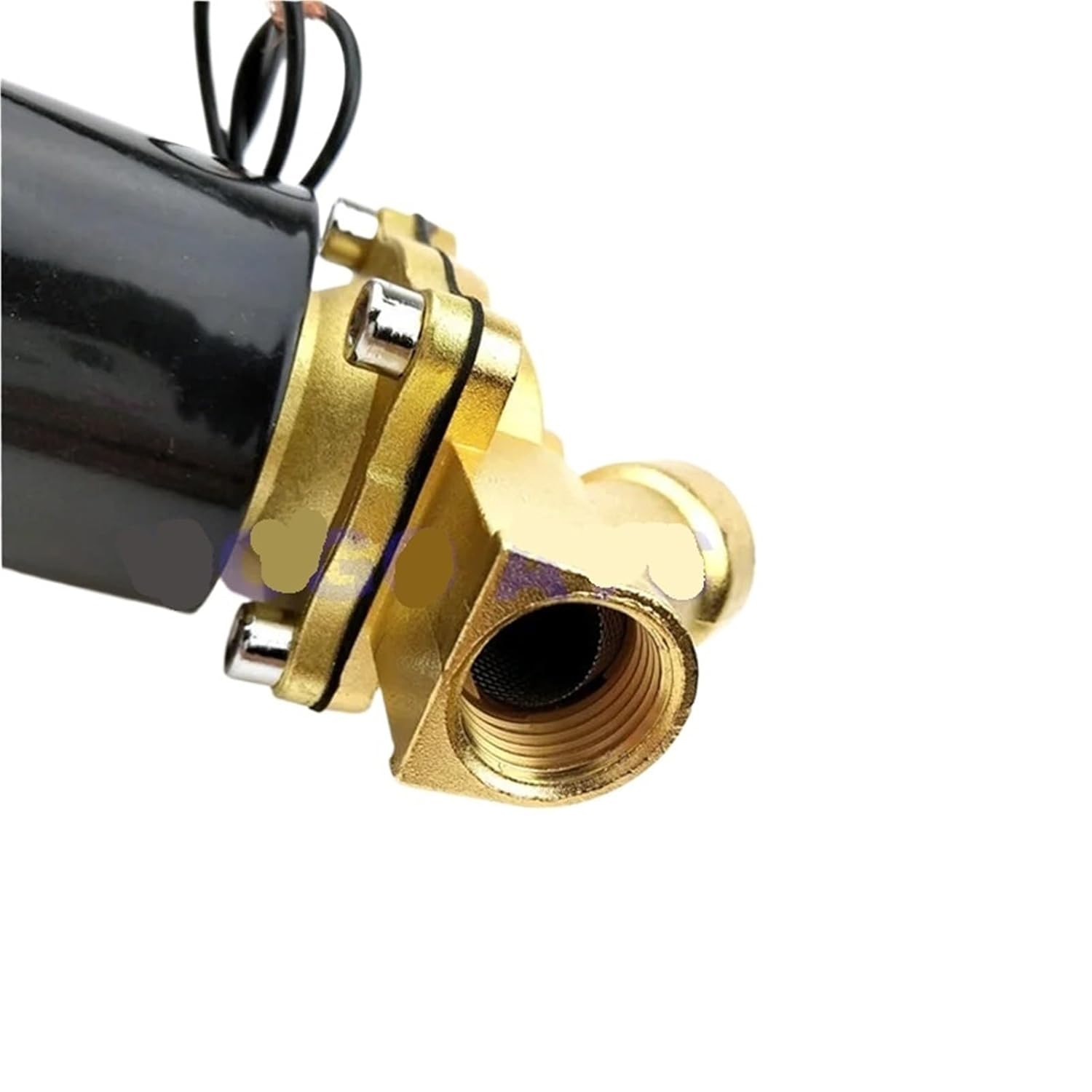 Truck drip Brake car Water Sprayer Accessories Solenoid Valve 2W160-15 1/2" with Filter Drain Switch DC24V 10mm Hose fiitings(Pagoda Connector)