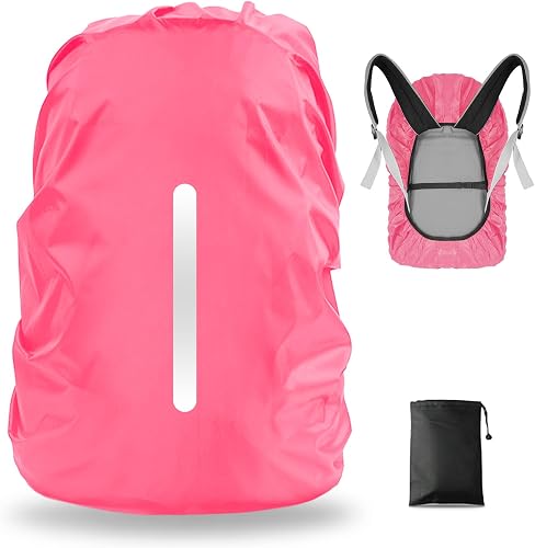 LAMA Waterproof Rain Cover for Backpack, Reflective Rucksack Rain Cover for Anti-dust/Anti-Theft/Bicycling/Hiking/Camping/Traveling/Outdoor Activities