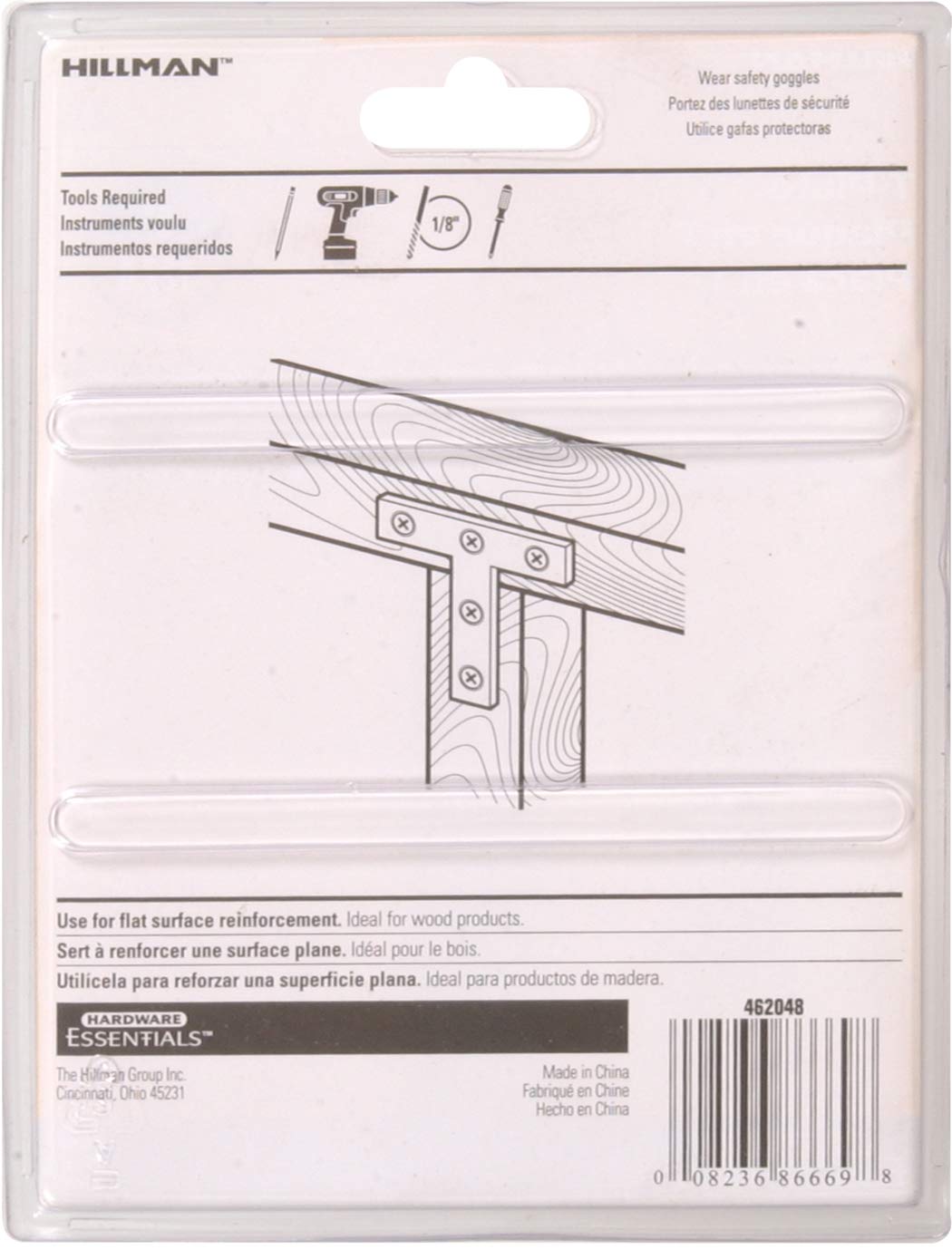 National MFG/Spectrum Brands HHI N351-475 351475 Corner Brace, 9.3-Inch, Black