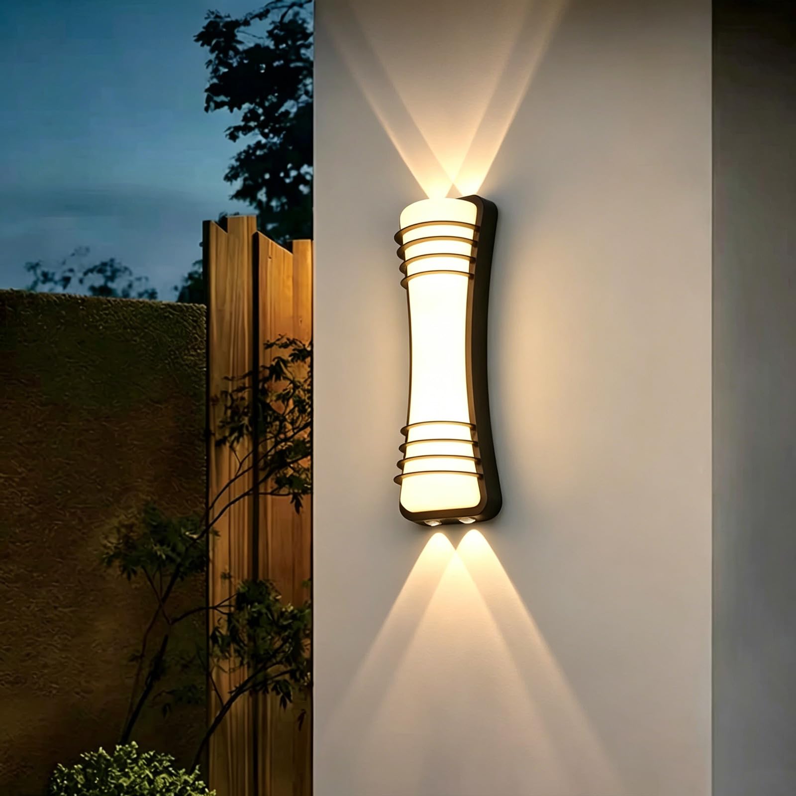 SDUYTDG LED Exterior Lighting Fixtures, IP65 Waterproof Outdoor Wall Sconce, 3000K Porch Lamps for Outside, Modern Wall Mount Lighting for Entryway Garage House