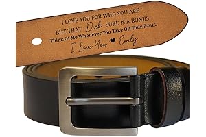 Personalized Engraved Leather Belt for Husband - A Timeless Expression of Love