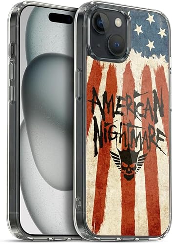 Miniatura 77 de Head Case Designs Funda de gel suave con licencia oficial de la WWE American Nightmare Flag Cody Rhodes Graphics compatible con Apple iPhone 7