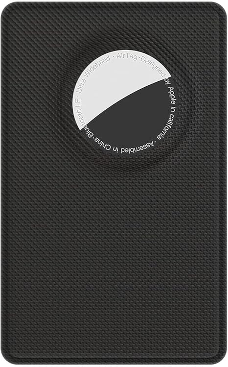 mutural portable case for new airtags trackercredit card size card compatible with airtag for walletpursebackpackcard casesuitcaseslim safety an