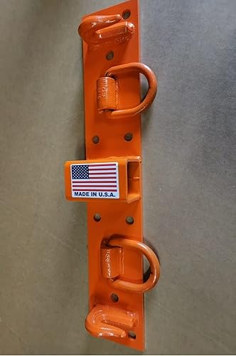 Miniatura 2 de M.G.E. Products - Perno compacto para tractor en ganchos de cadena, anillos D, receptor compatible con Kubota, naranja