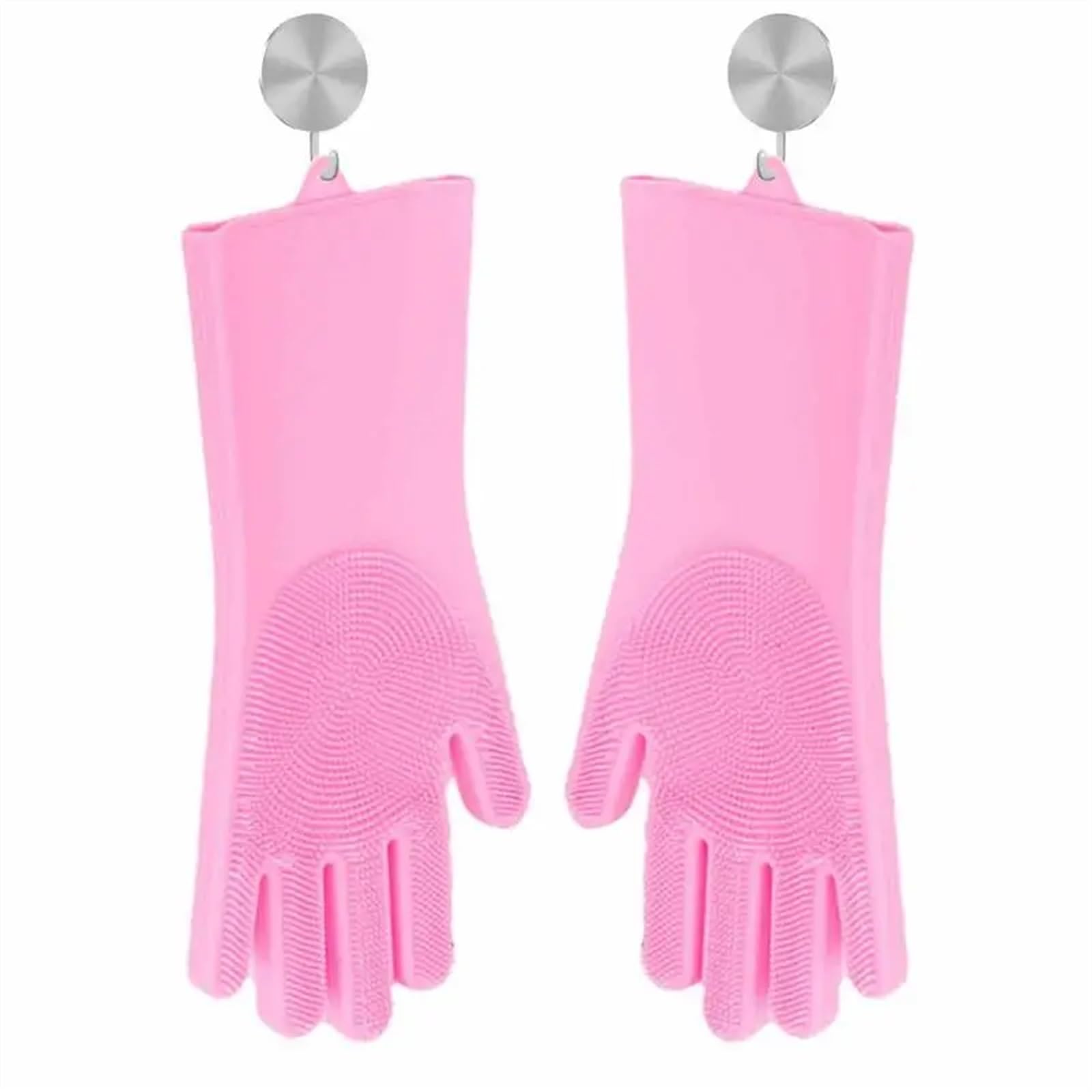 saubere Handschuhe, Küchen-Spülhandschuhe aus Silikon for den Haushaltsgebrauch(A3)