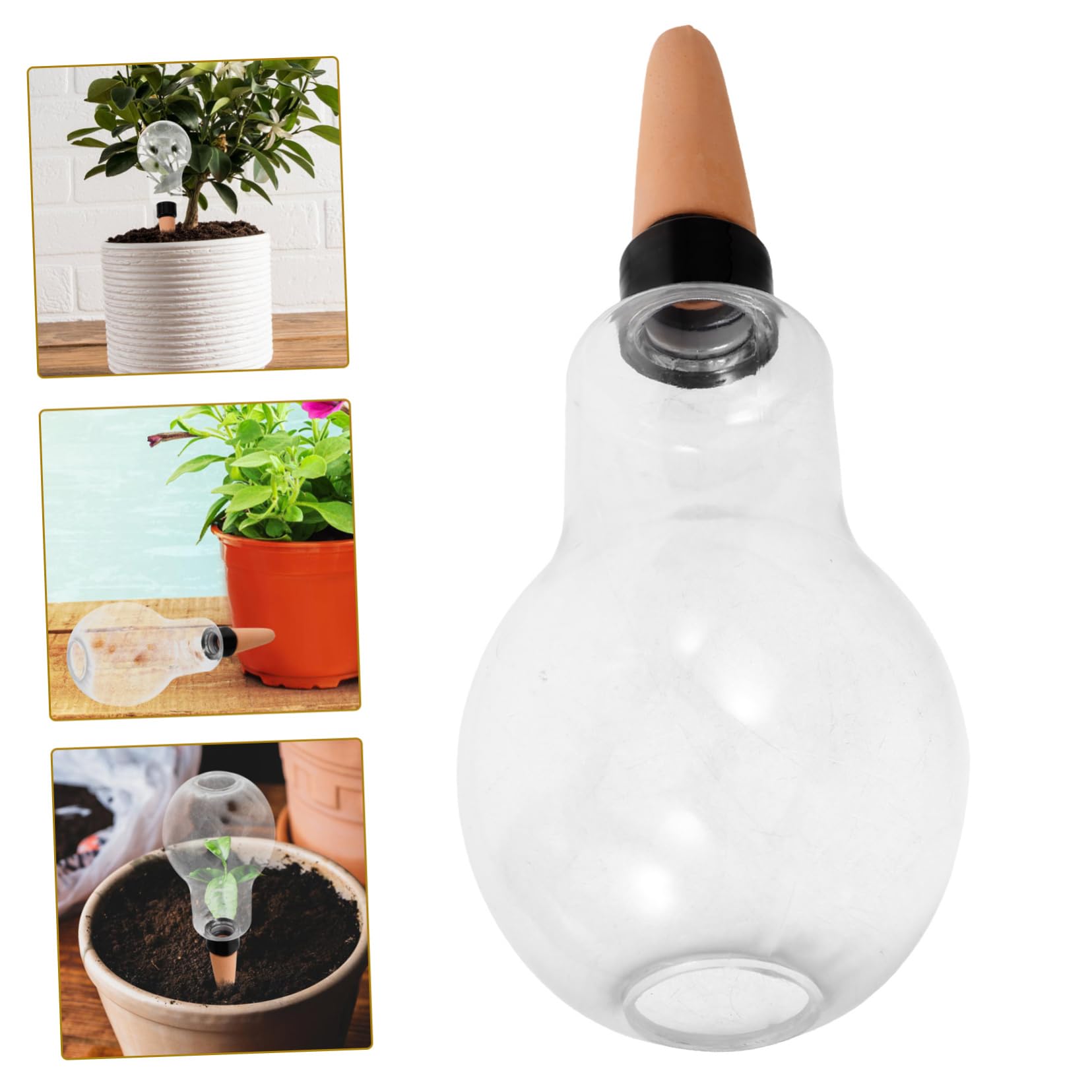POPETPOP 6 Pièces Dispositif d'arrosage Automatique Abreuvoir pour Plantes en Pot Globe d'arrosage Clair Plantes d'intérieur arrosage à Pots de Fleurs Globes d'arrosage pcv