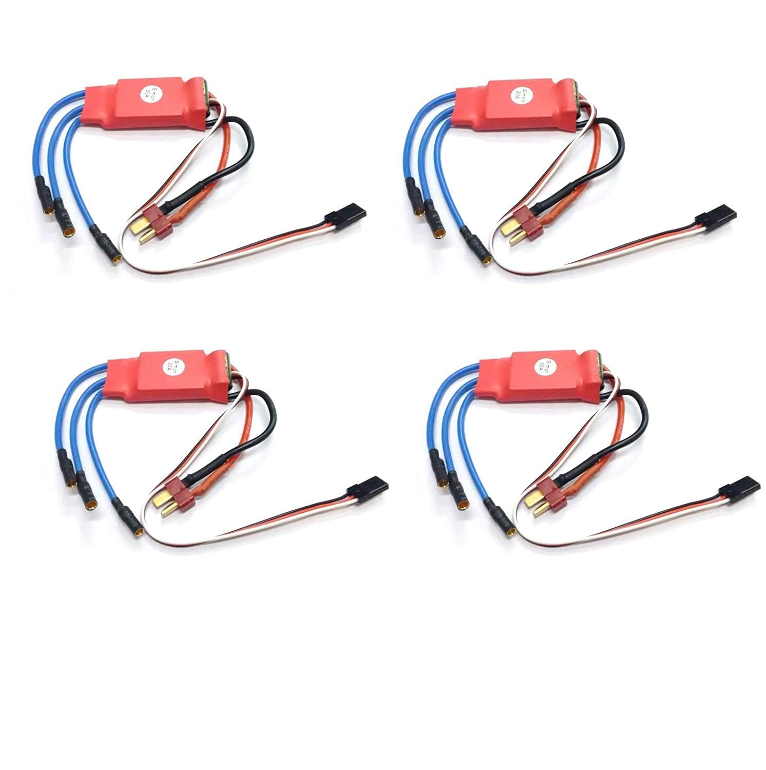 Robocraze Simonk ESC 30A Brushless Speed Controller | Speed Controller for Quadcopter Plane | Helicopter Drone Racing Drone- (Set of 4) (B08F5DT54Y) Amazon Price History, Amazon Price Tracker