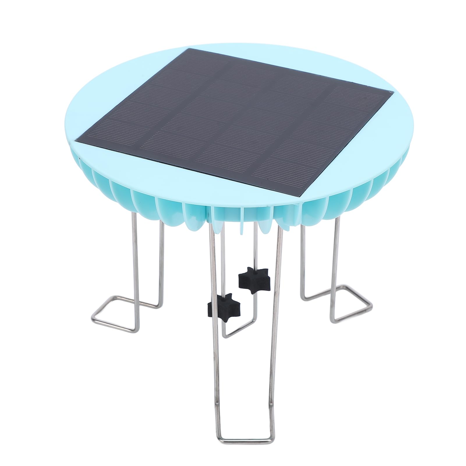 Agitatore Solare per Acqua, ABS, Vaschetta per Uccelli, Motore Brushless da 0,5 W, Pannello Solare, 5 V, 2 W, con Batteria da 1500 mAh, per Laghetto da Giardino, Vaschetta per Uccelli, Vasi