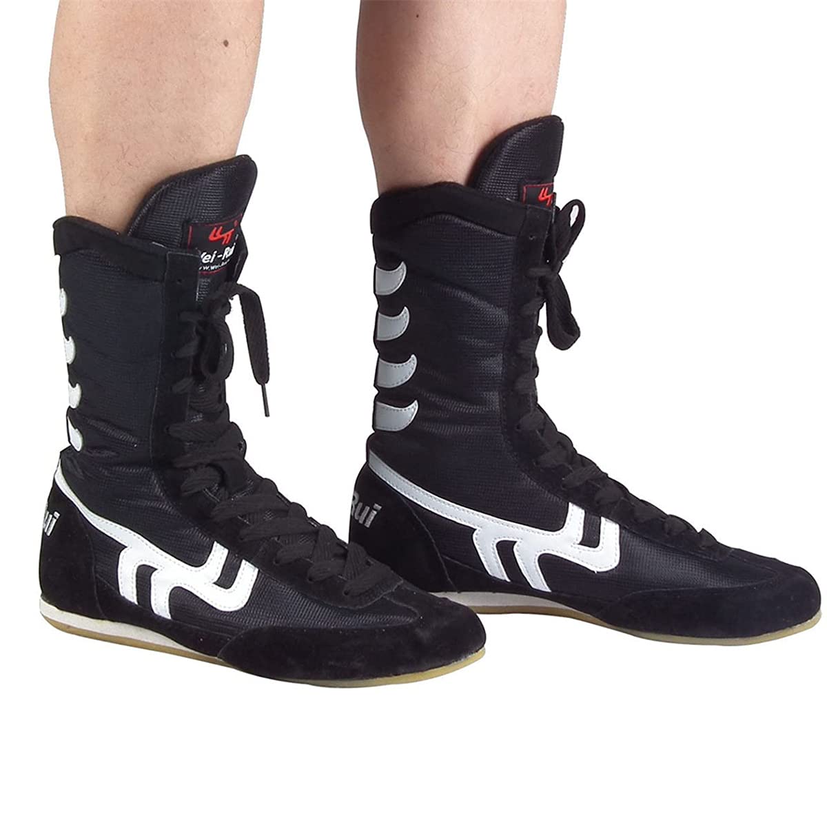 Boxenschuhe, High Top Wrestling Boots Gummi Sohle Boxer Stiefel Für Männer Frauen Jungs