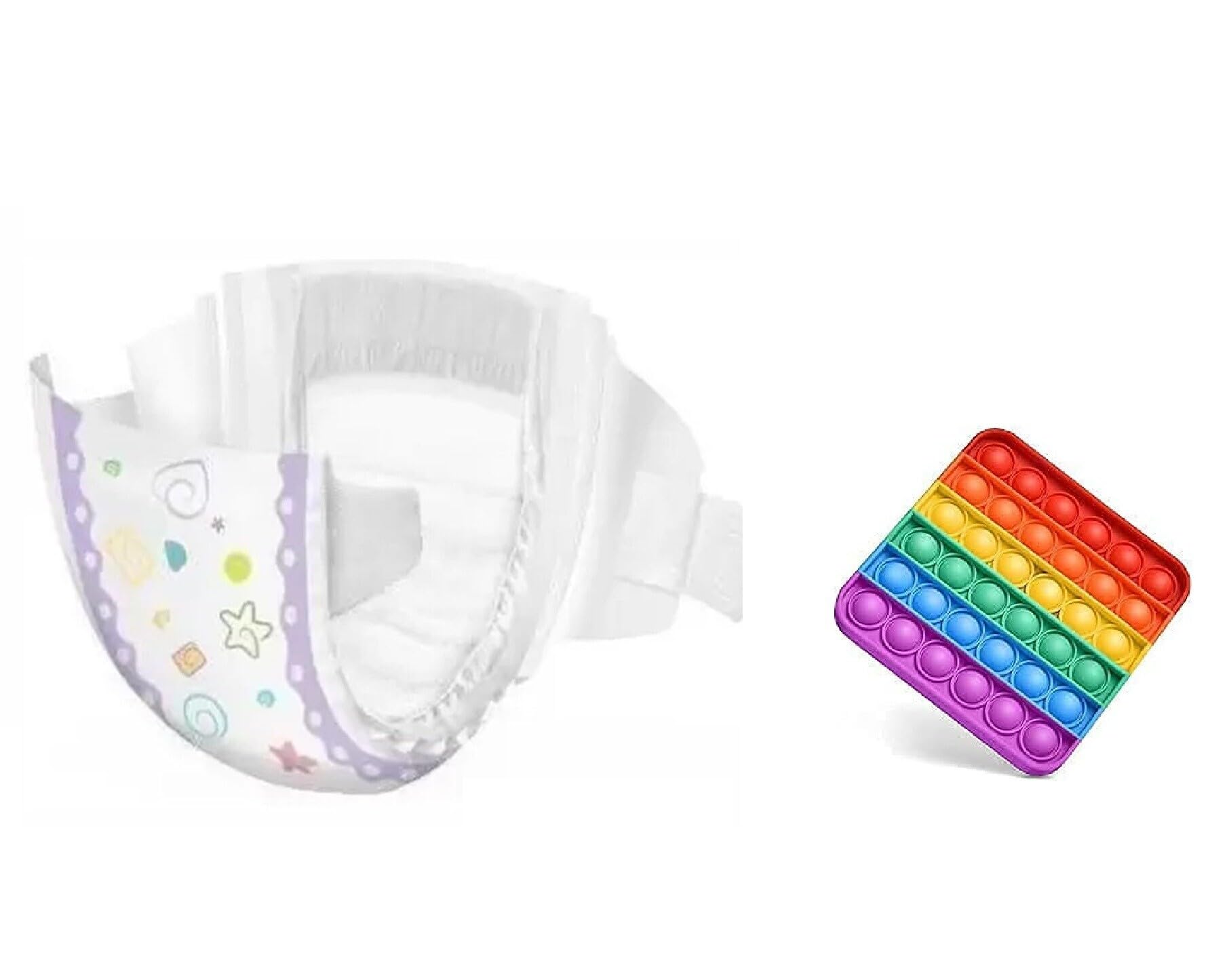 Wellstar Super Soft Baby Diaper (Open Tape) with High Absorb Technology with Popit XXL (25 Units)-image-9