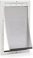 Vista 9 de Puerta para mascotas PetSafe plástico con solapa suave de color, Pequeño, S, Blanco