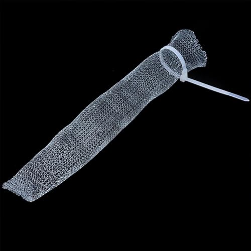 Miniatura 4 de Wobe - Paquete de 12 trampas de pelusa para lavadora con 12 bridas de nailon, malla para lavandería, fregadero, manguera de drenaje, filtro para la