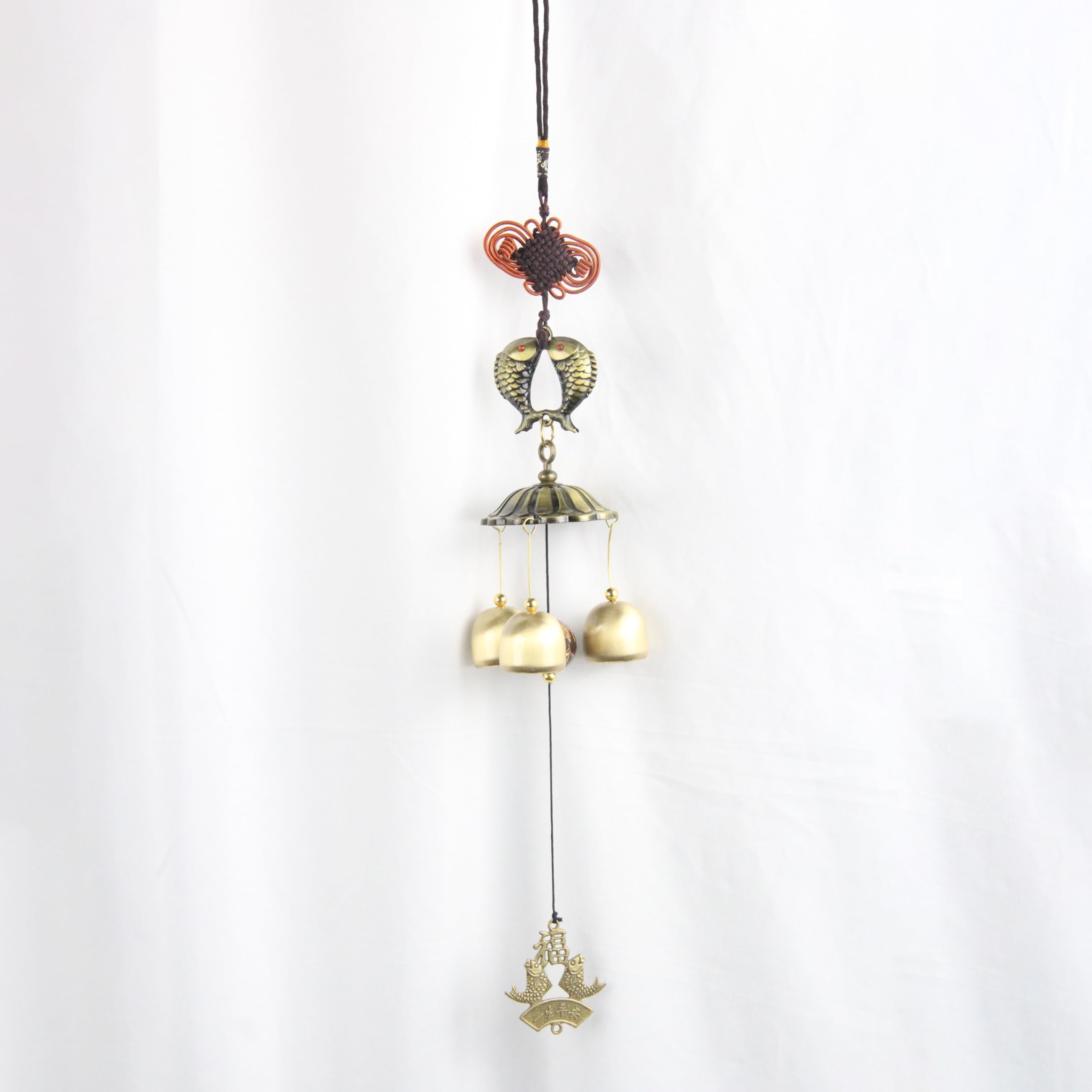 Retro Auspicious Animal Metal Wind Chime Ornament Copper Bell Bell Ornament Decoration Gift Home Furnishing Wall Hanging Decoration Doorbell