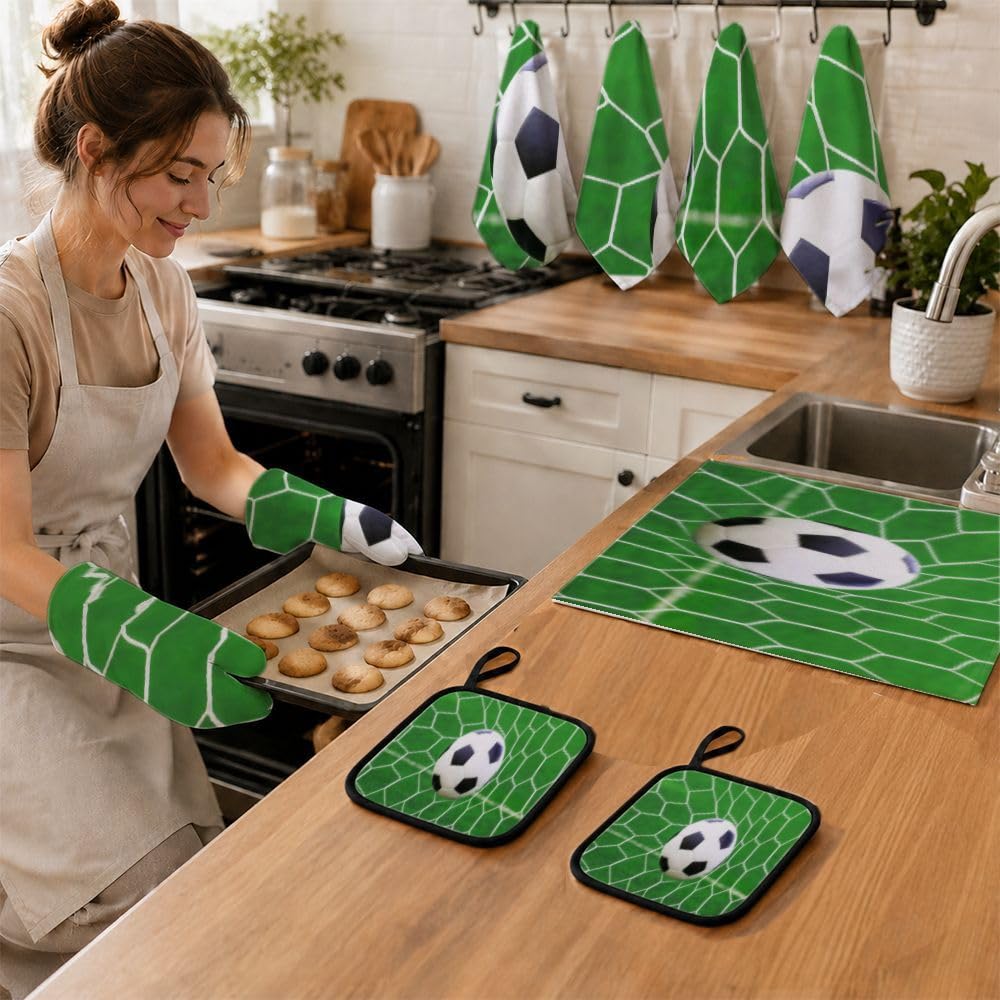 9PCS Classic Soccer Ball2 Cucina Decor e Accessori Set