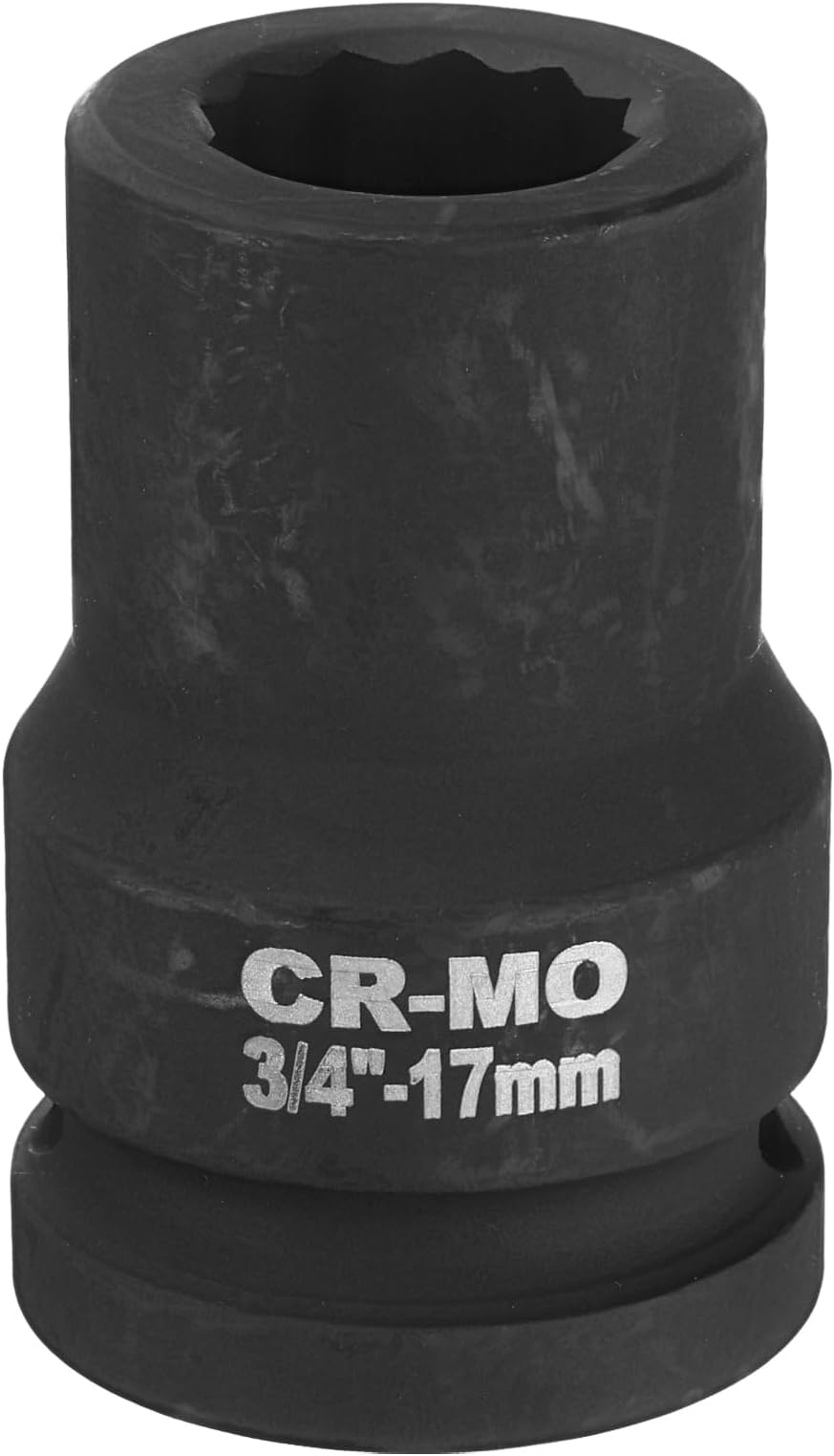 QUARKZMAN 3/4" Drive 12 Point Impact Wrench Socket 17mm Metric Spindle Axle Nut Socket Wrench for Easy Removal of Car Repairs