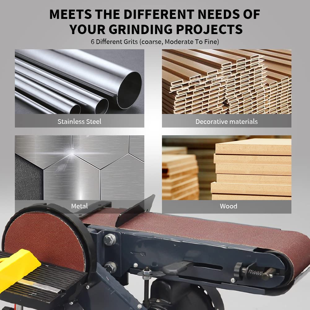 Polishing Grit Belt Inch X 19 Inch 60 Grit Sanding Belts, 12