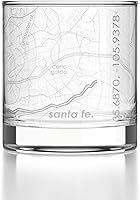 Vista 110 de Well Told Vaso de whisky grabado con mapa de Phoenix, Arizona Rocks, vaso de whisky antiguo (325ml, transparente), vaso de whisky grabado, regalos