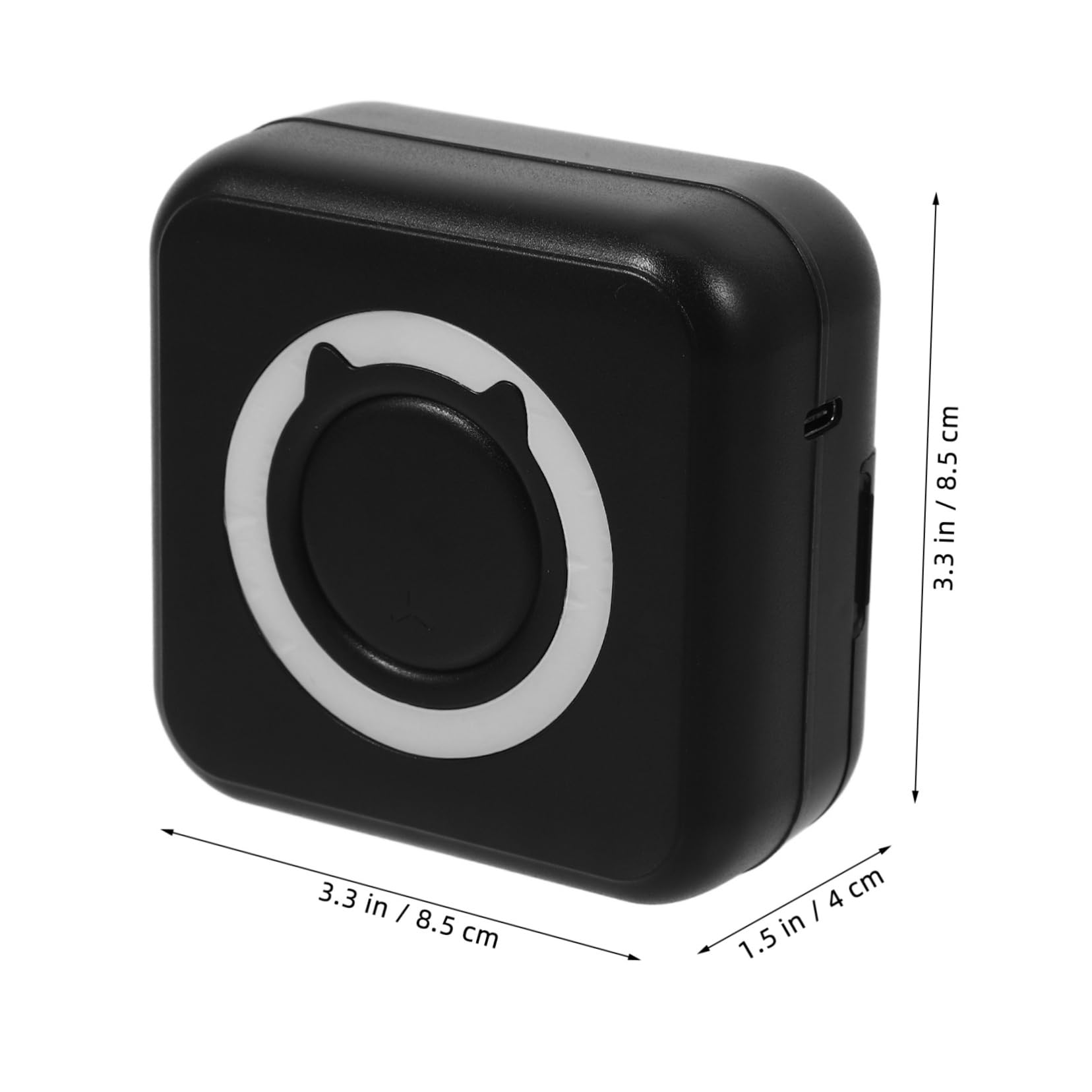 jojofuny Mini Stampante Termica Portatile in Plastica senza Inchiostro, Design Tascabile Connessione Facile per Note ed Etichette