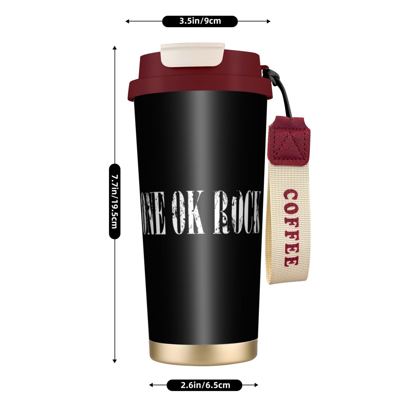 Amazon.co.jp: ワンオクロック ONE OK ROCK コーヒー タンブラー 500ml