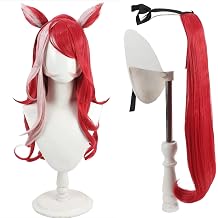 Loves Only You Cosplay Wig and Tail Anime UmaMusume Wigs for Adult Synthetic Hair Heat Resistant Fiber+Wigs Capwig and tail