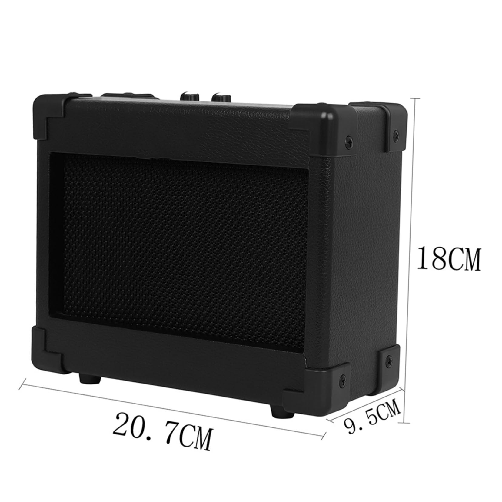 BESTonZON Electric Bass Guitar Amplifier Compact Amp for Outdoor Live Broadcast Performances Sound for Electric Guitars and Bass Lightweight Design