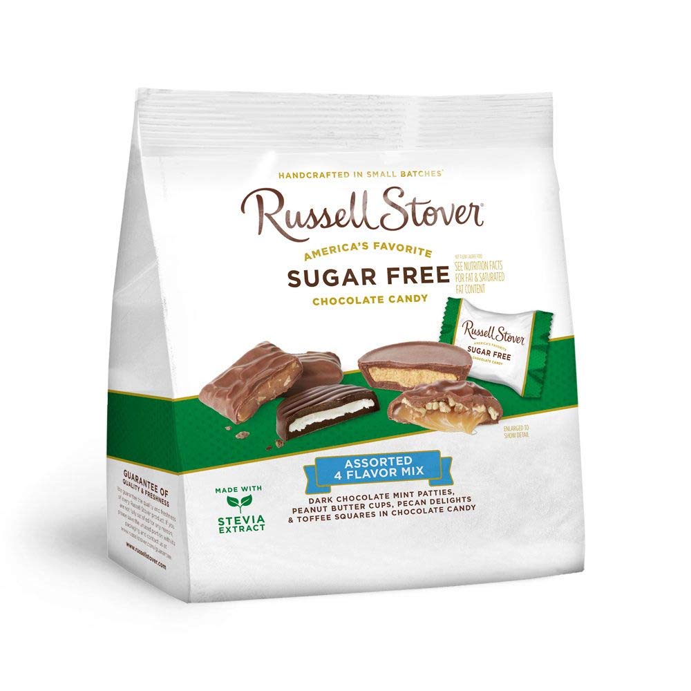 Russell Stover's Sugar Free Four Flavor Assortment, 10 oz. Bag