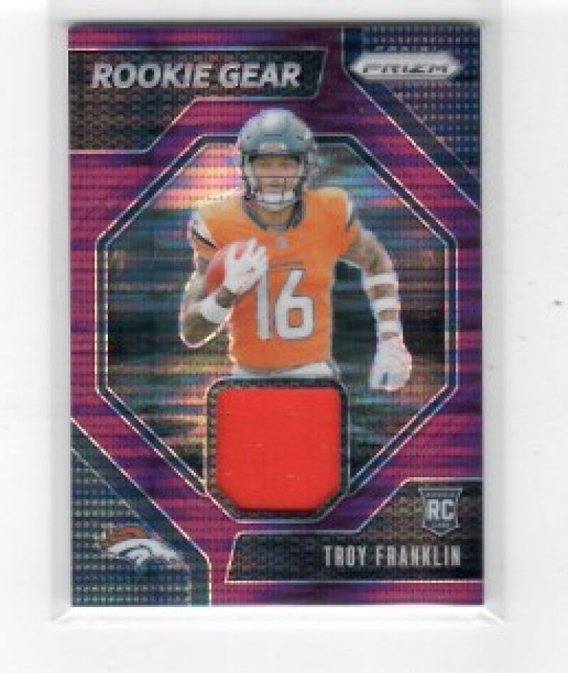 2024 Prizm Gear Purple Pulsar #21 Troy Franklin RC - Rookie Card Denver