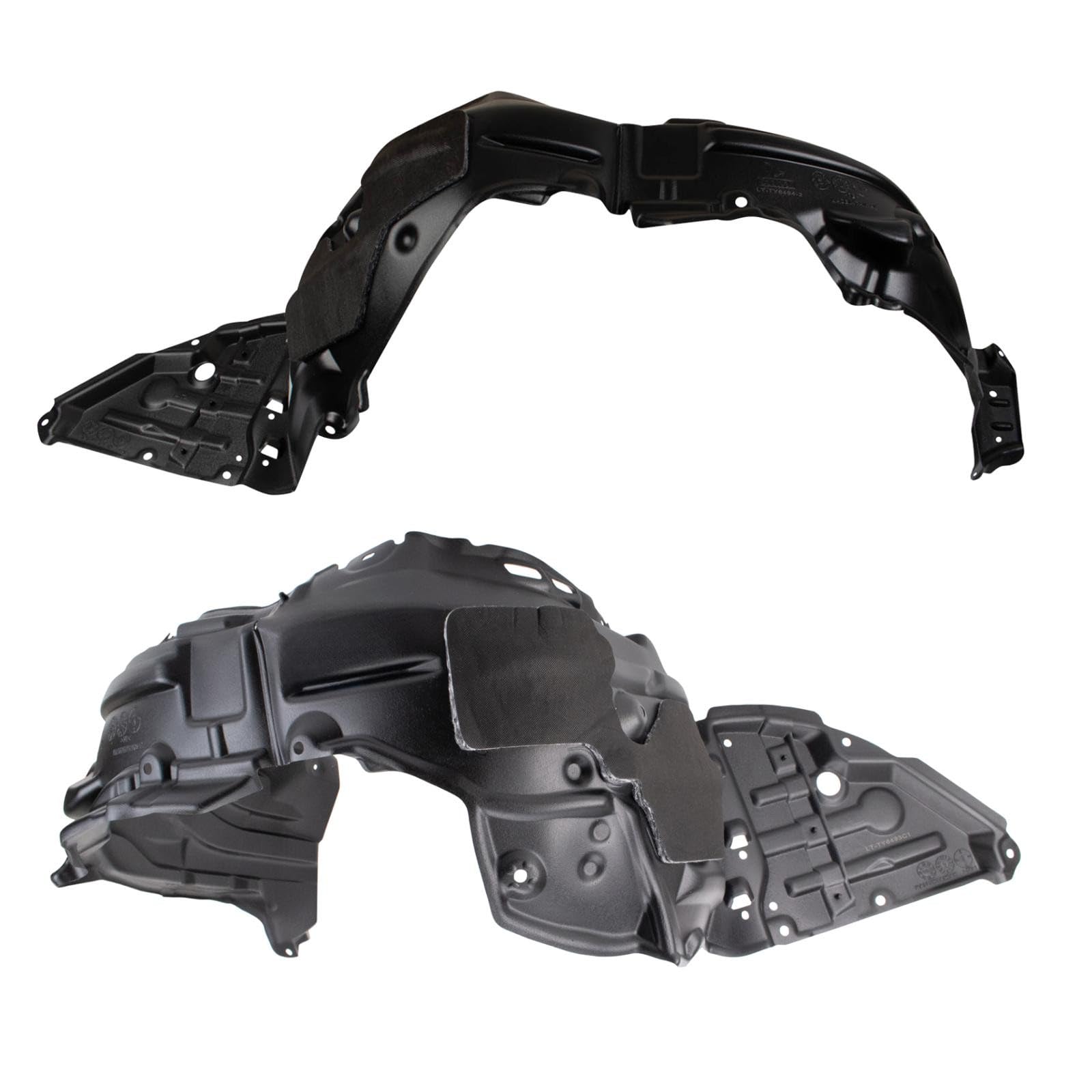 TRQ Inner Fender Liner Set | For 2019-2022 Toyota Prius TO1248236 TO1249236