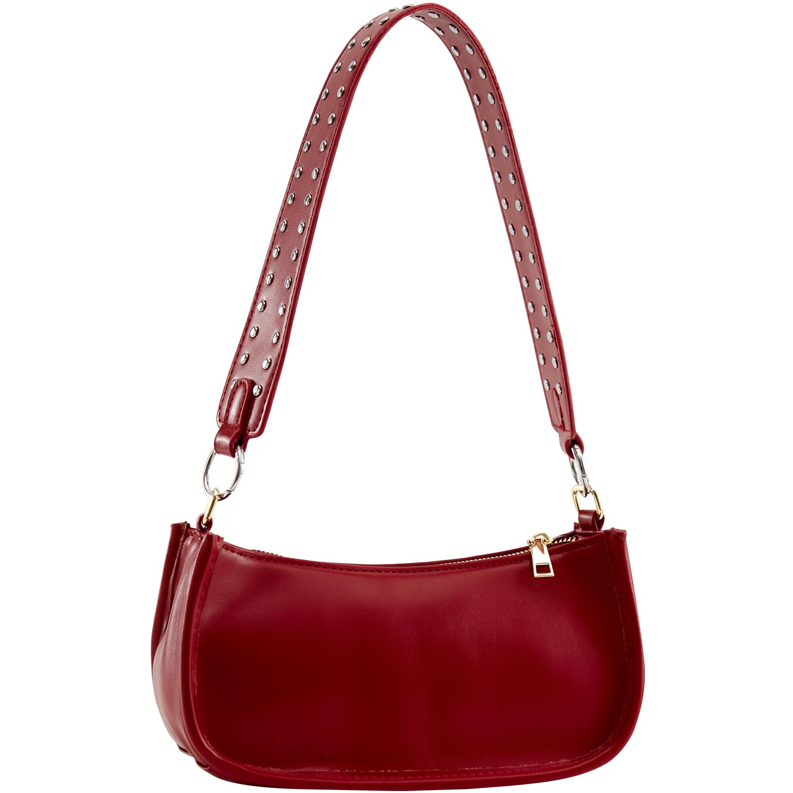 Shoulder Bag for Women Cute Hobo Purses and Handbags Retro Clutch Underarm Purse with 2 Removable Strap