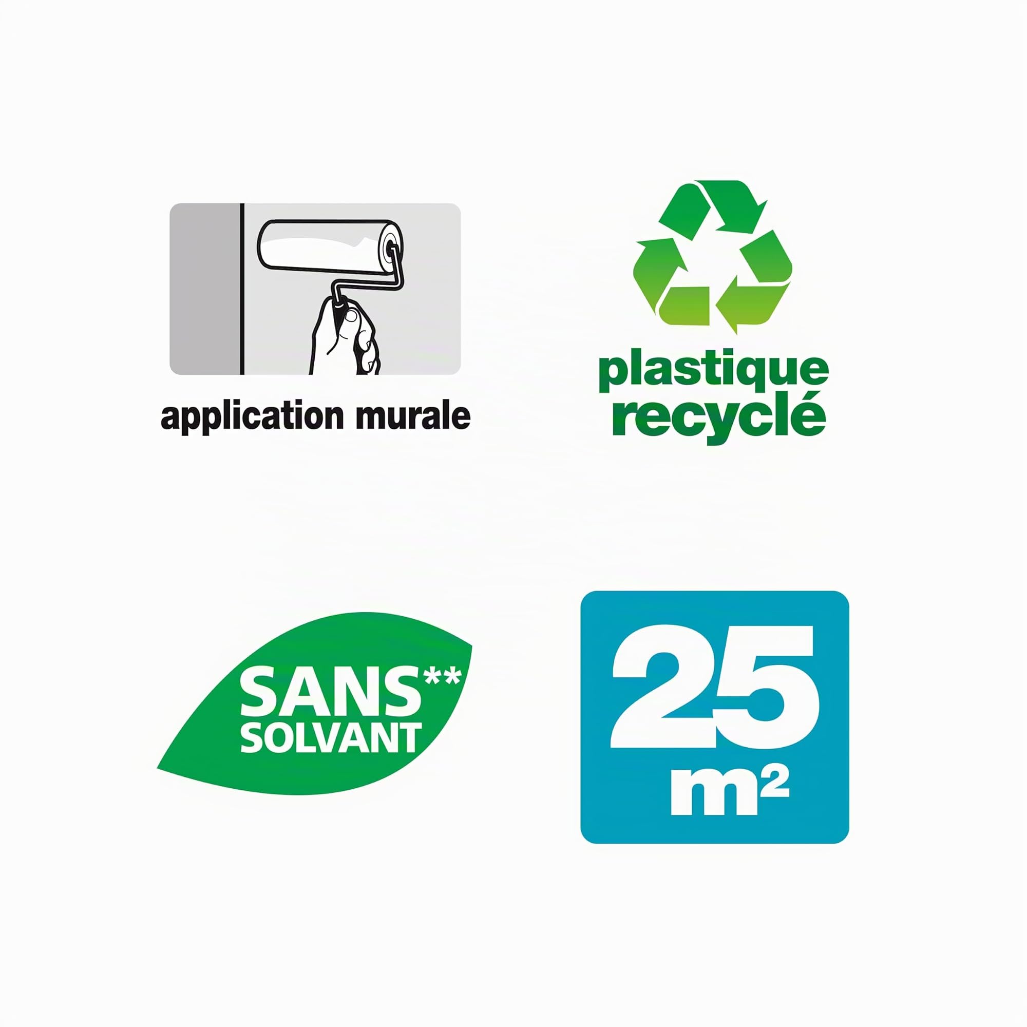 Quelyd Colle Toiles de Verre – Colle Fibres de Verre Prête à l'Emploi – Tous Supports Muraux – Toutes Pièces dont Cuisines et Salles de Bain – Sans Solvant – Pot de 5 kg (25 m²)