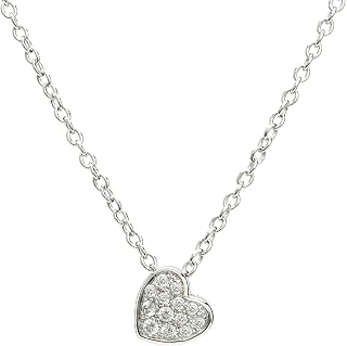 Monteverdi Damen-Halskette Herzanhänger 45cm 925 Sterling Silber rhodiniert 2VNAMONJ-NL-0070