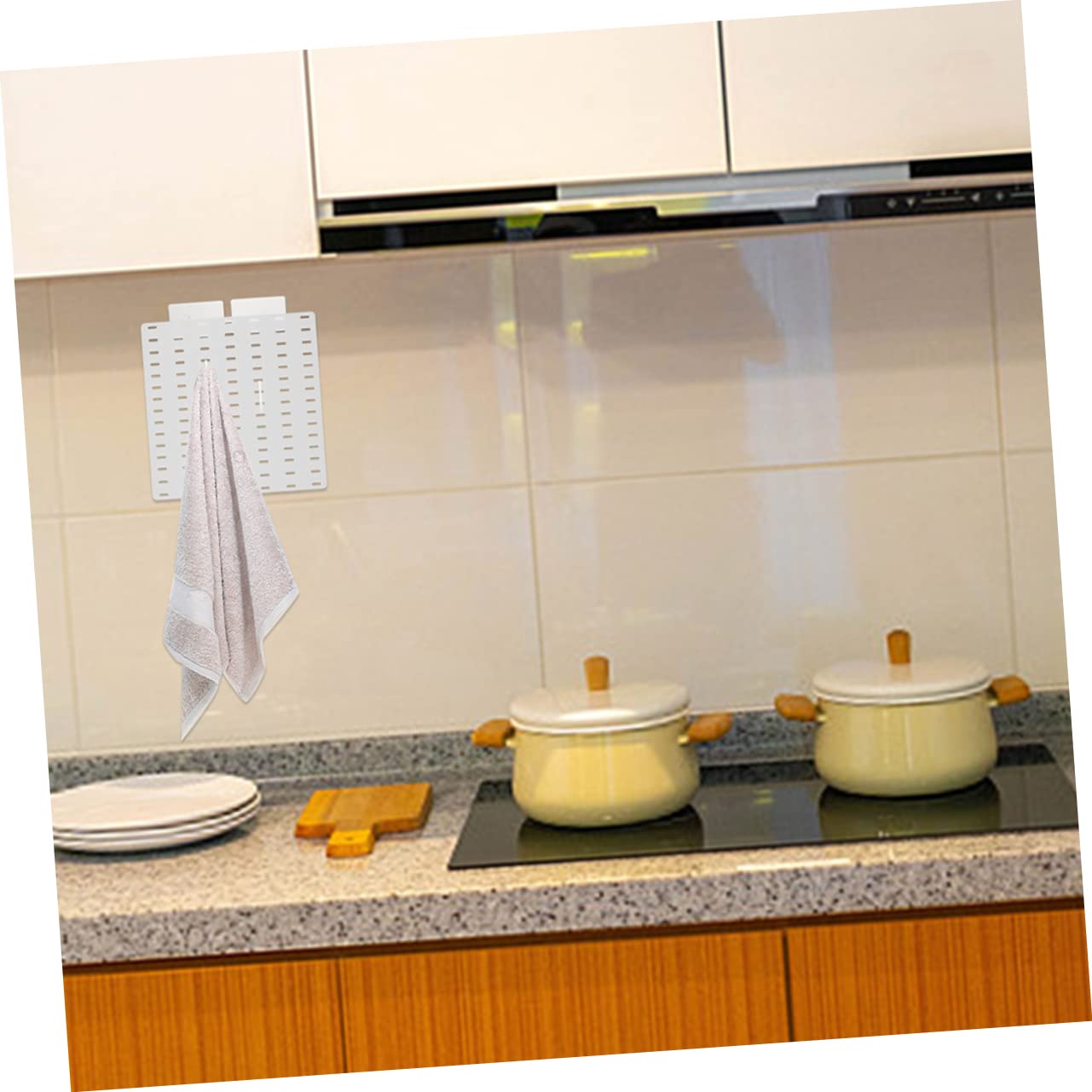 MUCKLILY 10pcs j Hooks for Peg Board White Plastic Heavy Duty Hooks for Jewelry Keys Small Tools Easy Install Home Workshop Storage