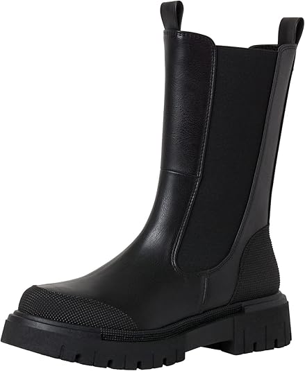 MARCO TOZZI 2 2 85400 29, Botas Estilo Chelsea Para Mujer, Beige (Ivory Comb.), 38 EU