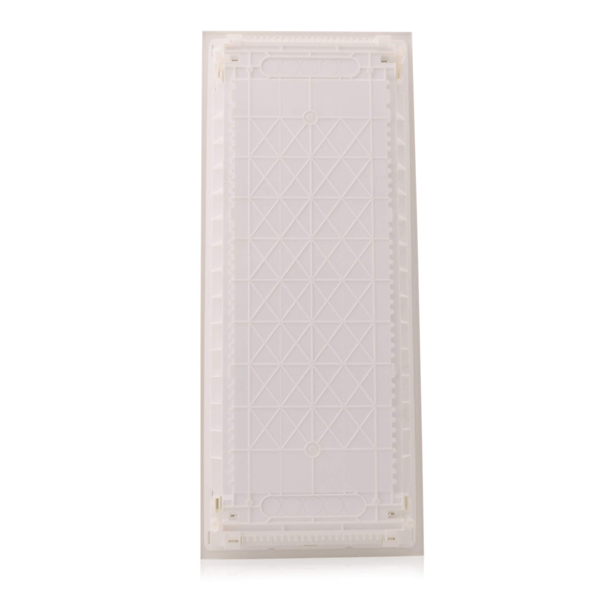 Intratec boîtier multimédia et tableau de distribution combiné encastré, IP30, 842 x 346 x 92 mm, 2 rangées, 24+4 modules, porte en acier blanc RAL 9003, répartiteur de communication
