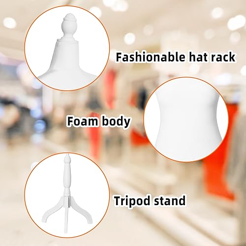 Miniatura 2 de Maniquí de ropa femenino, maniquí de tamaño mediano para costura y exhibición, talla 10-12