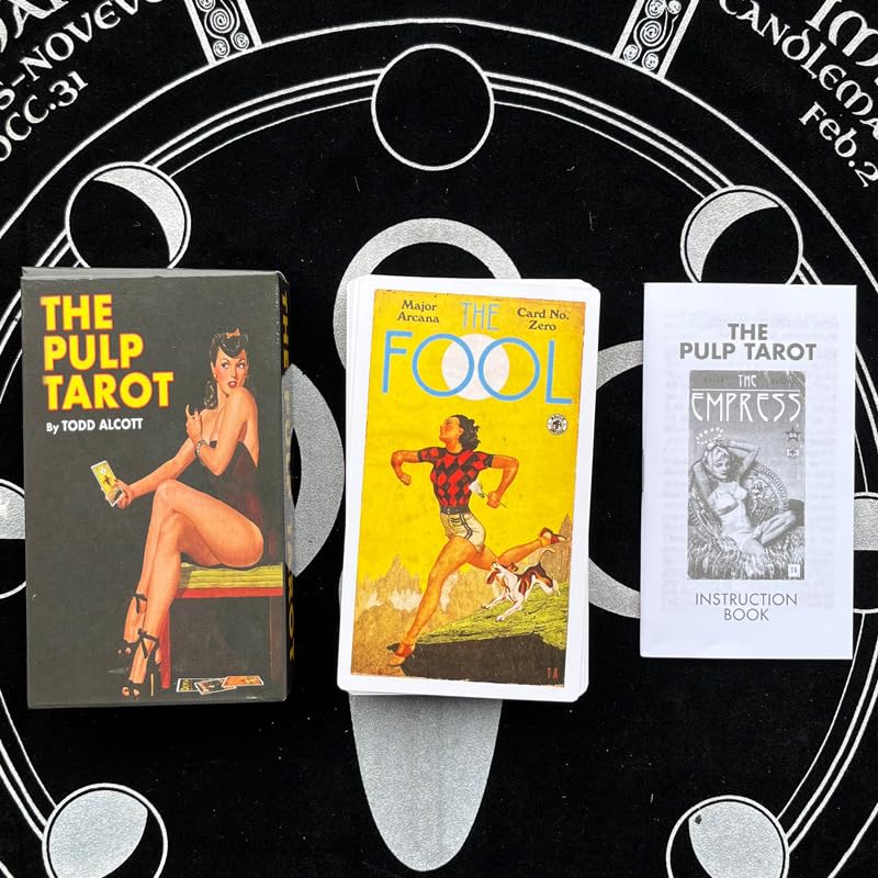 Tarot Orakelkarten mit englischer Anleitung, 7,1 x 11,9 cm (The Pulp)