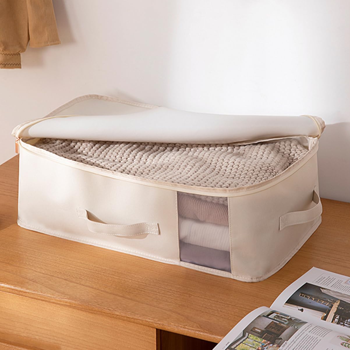 Alipis Borsa Portaoggetti Per Piumoni Organizer Per Armadio Cerniera Contenitore Per Trapunte e Maglioni e Resistente