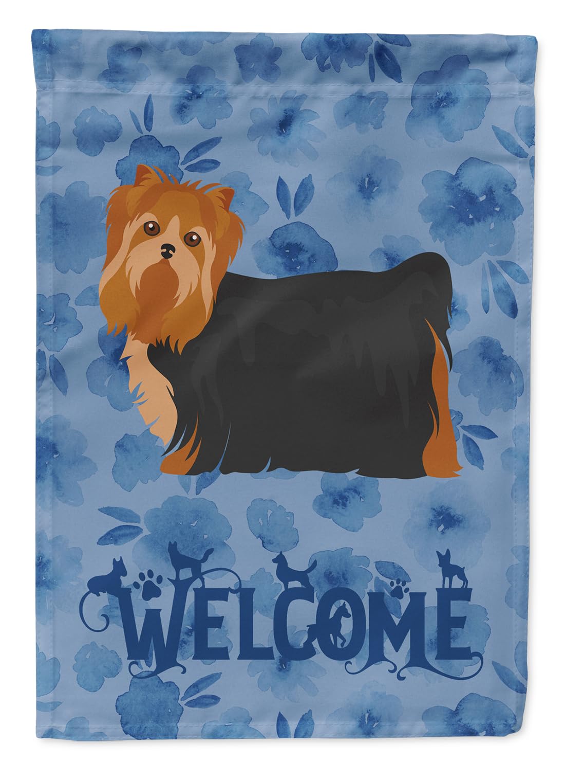 Drapeau de bienvenue Yorkshire Terrier #2 honorant votre animal de compagnie adoré