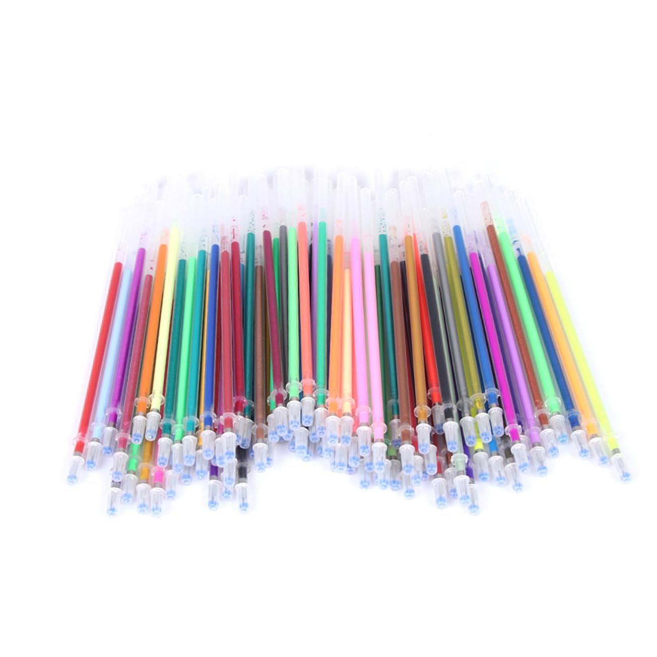 Operitacx 300pièces Recharges De Stylos à Gel Colorés Pour Doodling Et Scrapbooking Fournitures De Bureau Et Scolaires Mélange De Couleurs