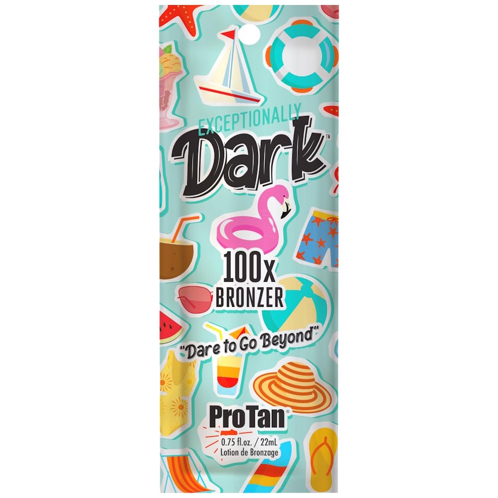 Pro Tan Exceptionally Dark 100X Bronzer Tanning Lotion (22ml)