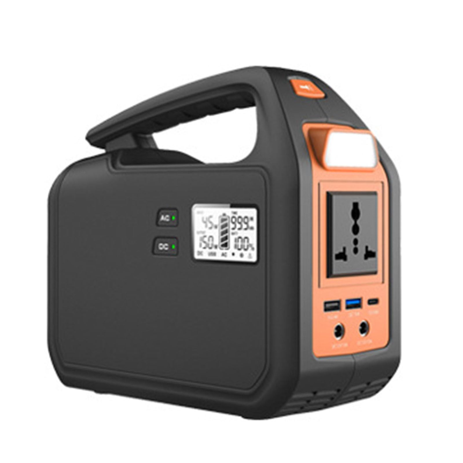 Bloc d'alimentation de Stockage d'énergie extérieur, Bloc d'alimentation Portable 150 W, Bloc d'alimentation Grande capacité 42 000 mAh, 5 interfaces de Sortie