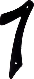 HIllman 841630 4-Inch Nail-On Black Die Cast Aluminum, House Number 7