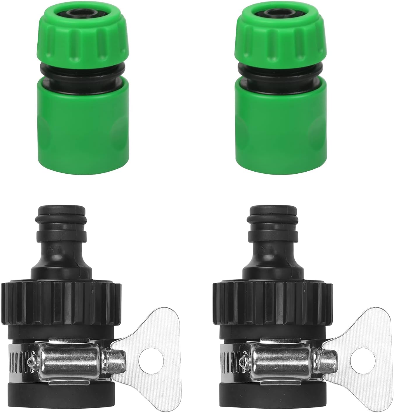 MENGON Hose Tap Connector Hoses Fitting Set Plastic Waterstop Connect