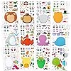 JOYIN 36 PCS 9″x6″ Make a face Stickers for Kids, Make Your Own Animal Mix and Match Sticker Sheets with Safaris, Sea and Fantasy Animals Kids Crafts Party Favors Goodie Bags Stuffers for Kids