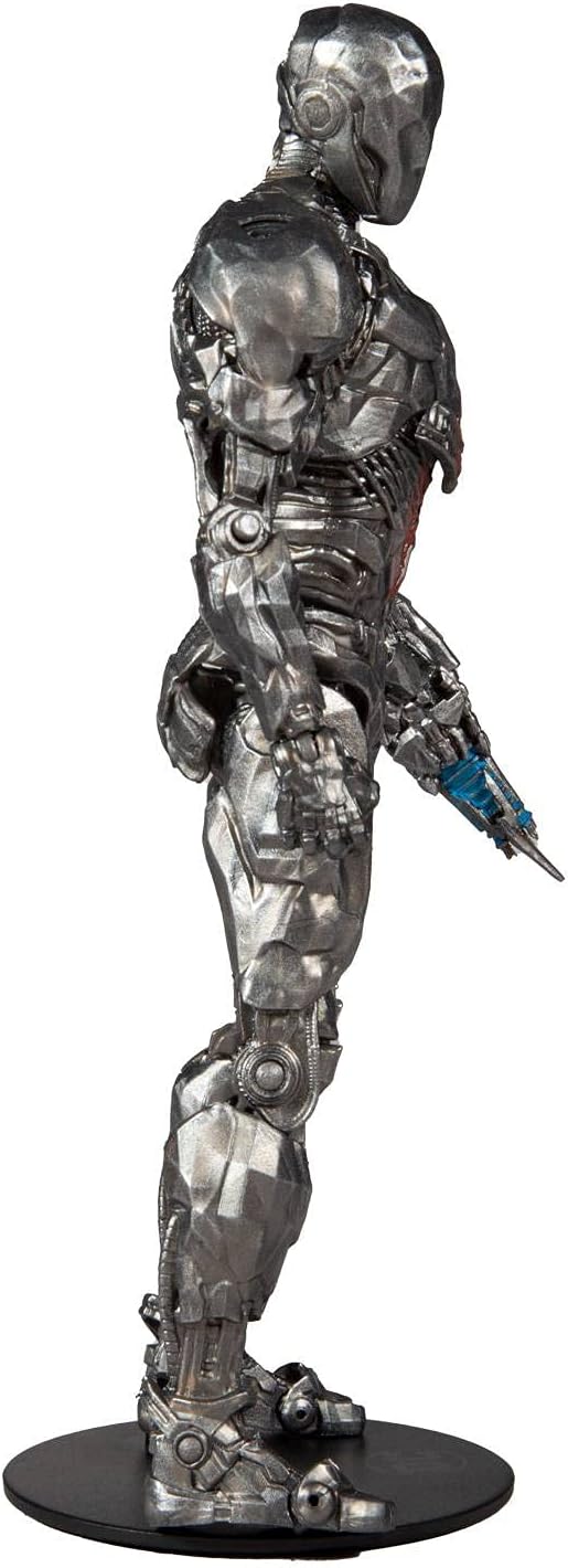 DC Comics Mcfarlane Toys Justice League Movie Cyborg Helmet Exclusive Tmp 15097 Action Figure 7 inches,Kids Age 12+, Multicolor