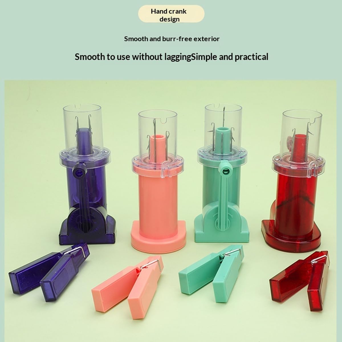Machine à Tricoter à manivelle : processus de Tissage Fluide et Tension de Fil Stable Garantie. Contrepoids Fixe pour assurant Une Tension de Fil, Violet