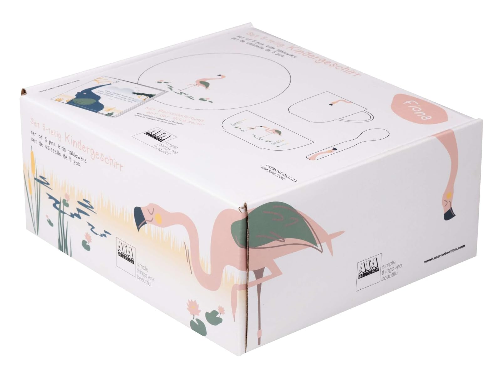 ASA Selection Tazza Bambini Coppa Kids – Porcellana Con Dinosauro Vincent, 0,25 L - 6