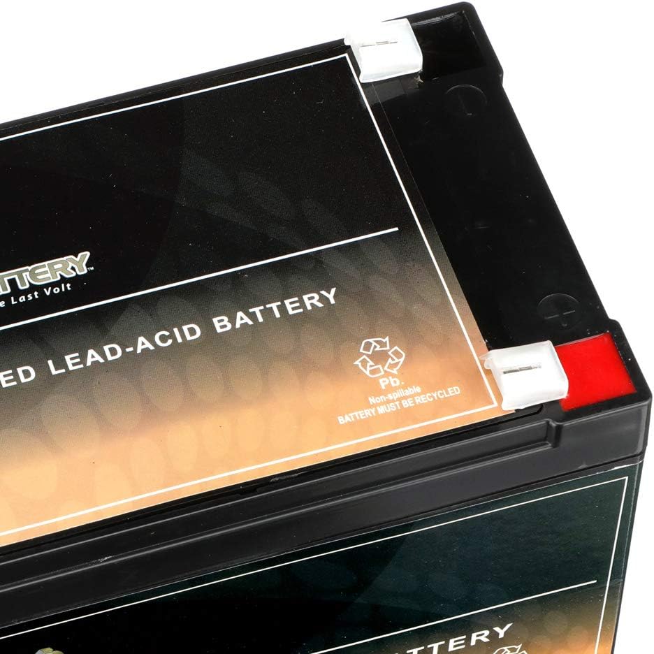 Replacement 12V 15AH Batteries - 2PK